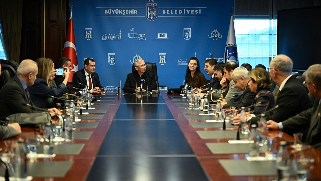 ABB Gazetecileri Mansur Yavaş ile Buluşturdu