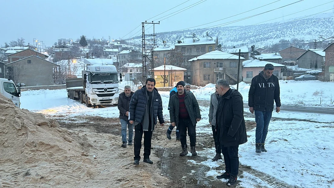 Başkan Taşkın’dan Karla Mücadeleye Yakın Takip
