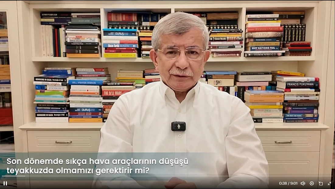 Davutoğlu’ndan hava savunması ve dış politika alarmı