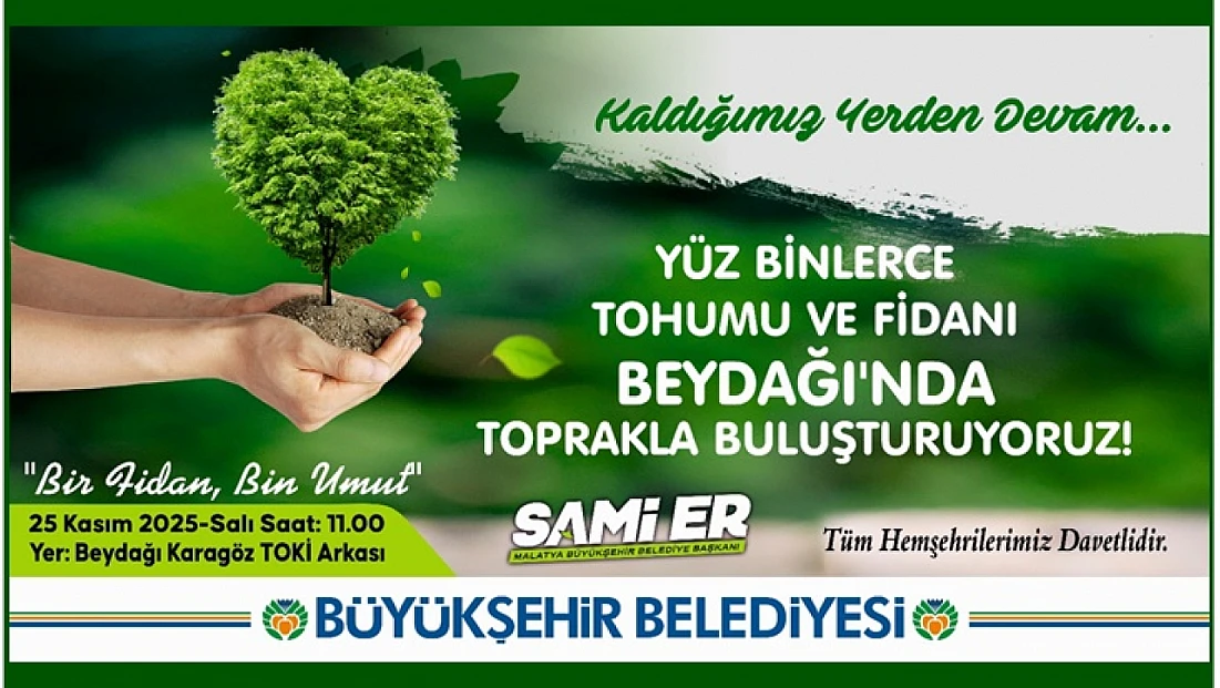 Doğa ve İnsan Buluşuyor: Beydağı’nda Fidan Dikim Şenliği Düzenlenecek