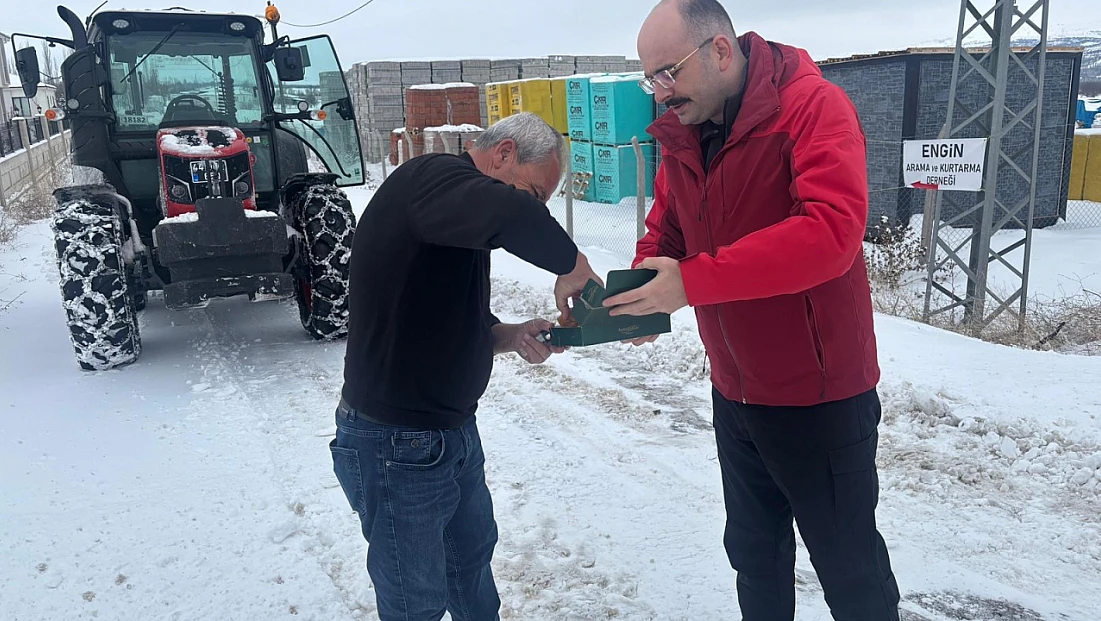 Doğanşehir Kaymakamı Kar Mesaisinde