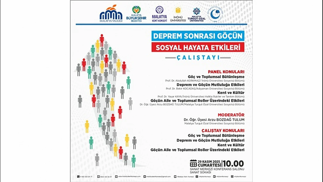 Göçün Sosyal Hayata Etkileri Çalıştayı İçin Başvurular Başladı