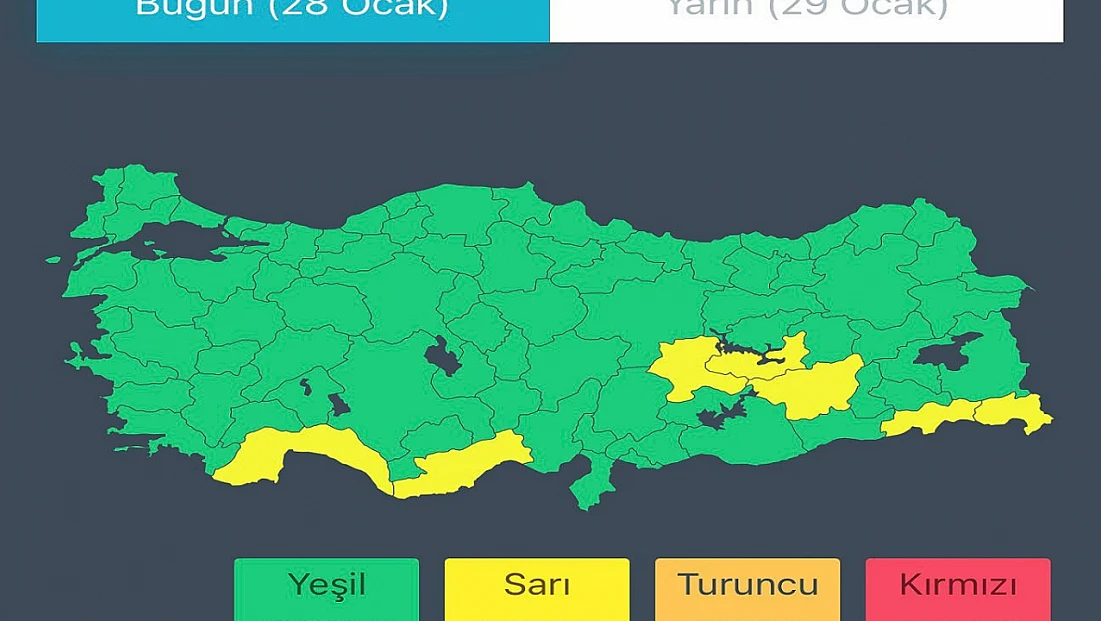 Güneydoğu’da Yağmur, Yükseklerde Kar Uyarısı