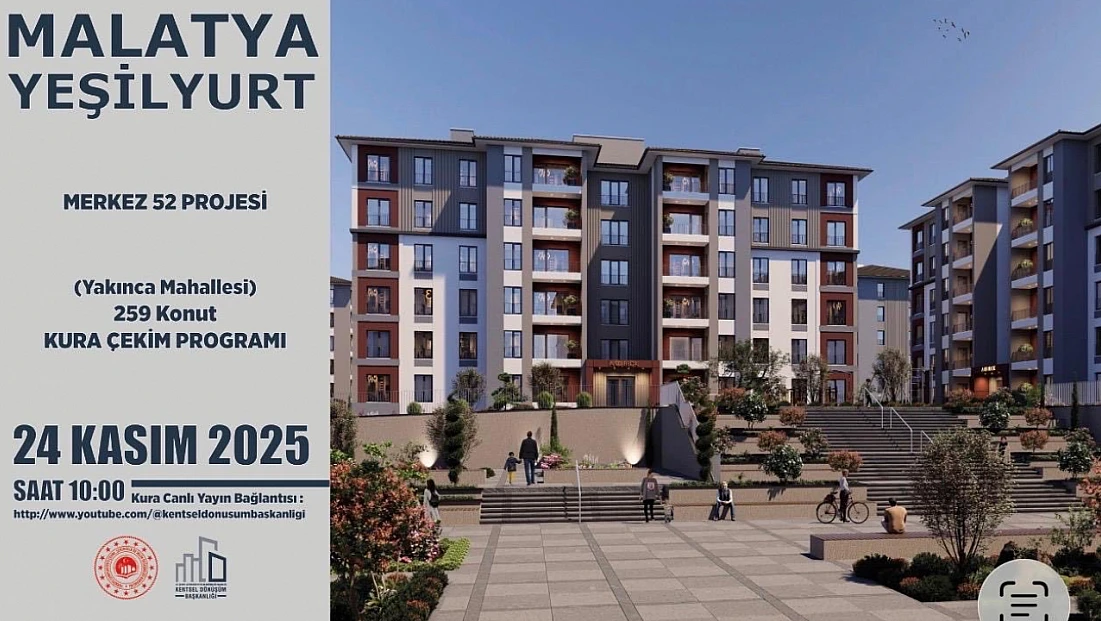 Kentsel Dönüşüm Projelerinde Büyük Gün: Malatya Kurası 24 Kasım’da