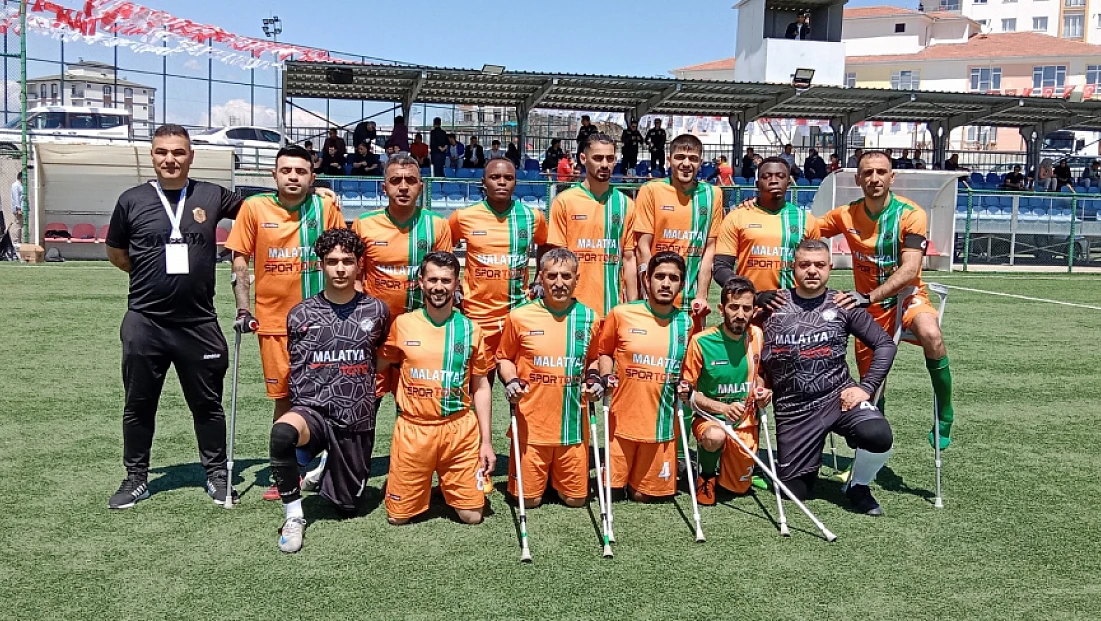 Malatya Büyükşehir Belediye AMPUTE Futbol Takımı Şampiyonluğu Kutladı..