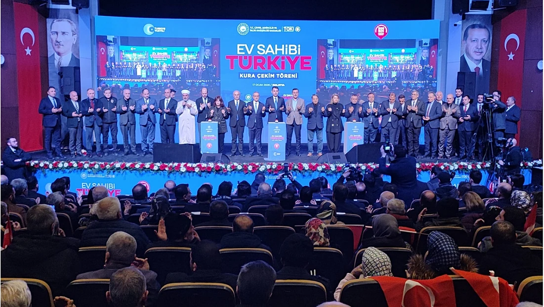 Malatya’da 500 Bin Sosyal Konut Projesi Kapsamında Kura Çekimi