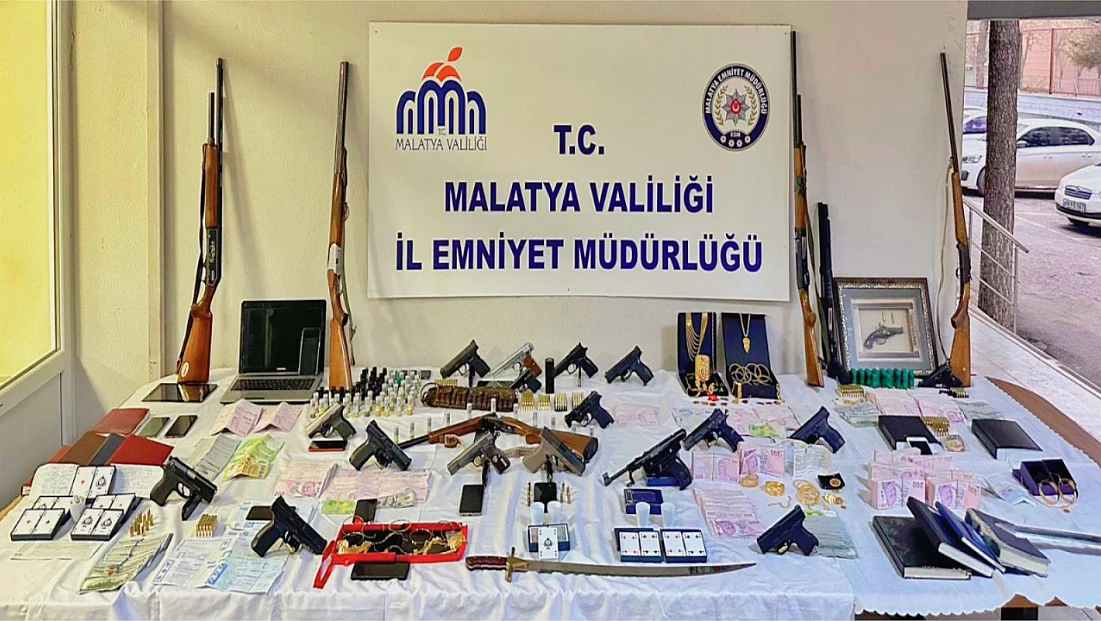Malatya’da Çete Operasyonu: Firari Cinayet Hükümlüsü Yakalandı