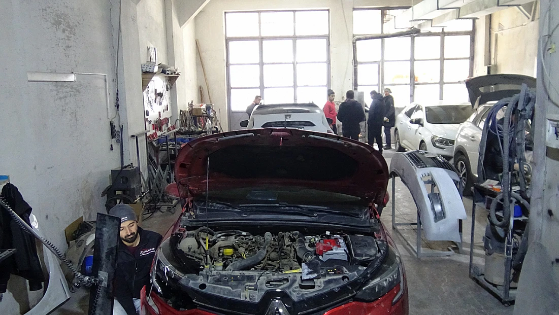 Malatya'da kaportacılar iş yetiştiremiyor