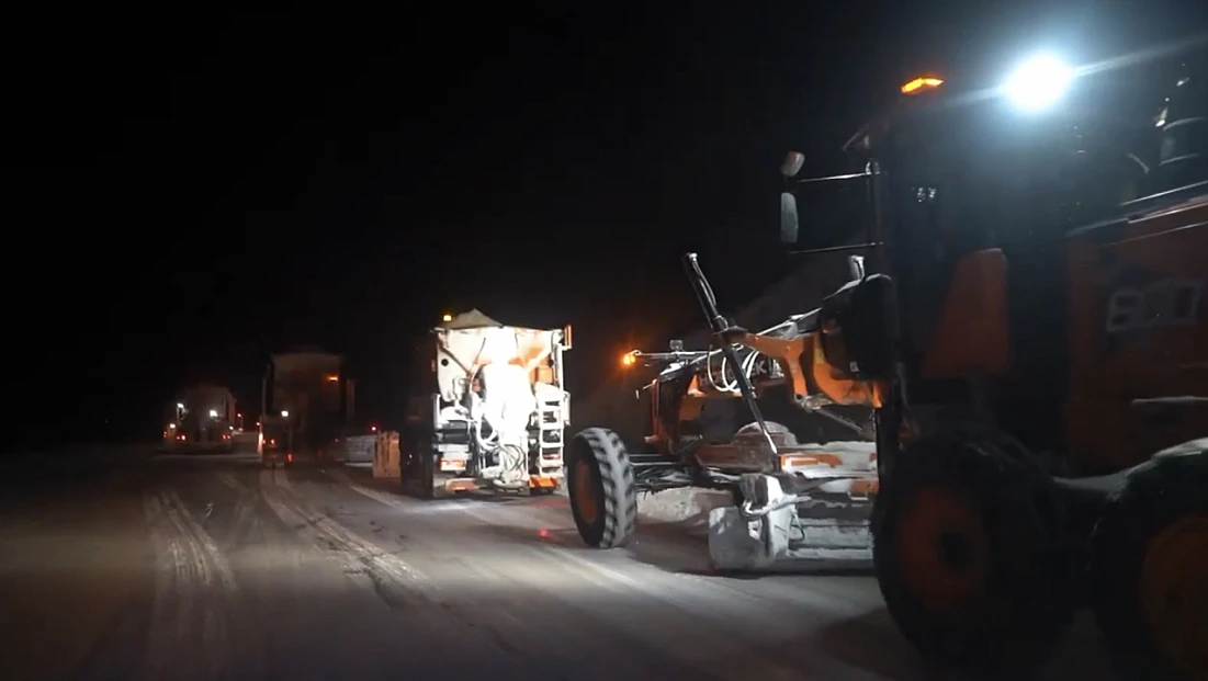 Malatya’da Kar Engeli: Bazı Yollarda Kontrollü Ulaşım