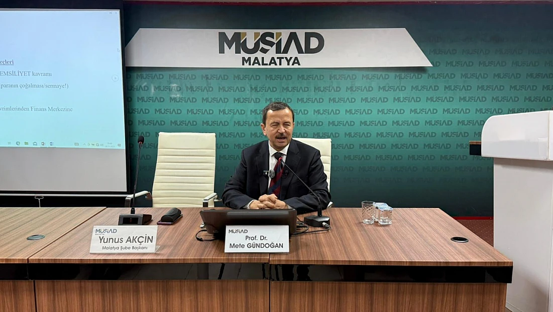MÜSİAD Malatya’da Ekonomik Tehditler Ve Fırsatlar Semineri Düzenlendi