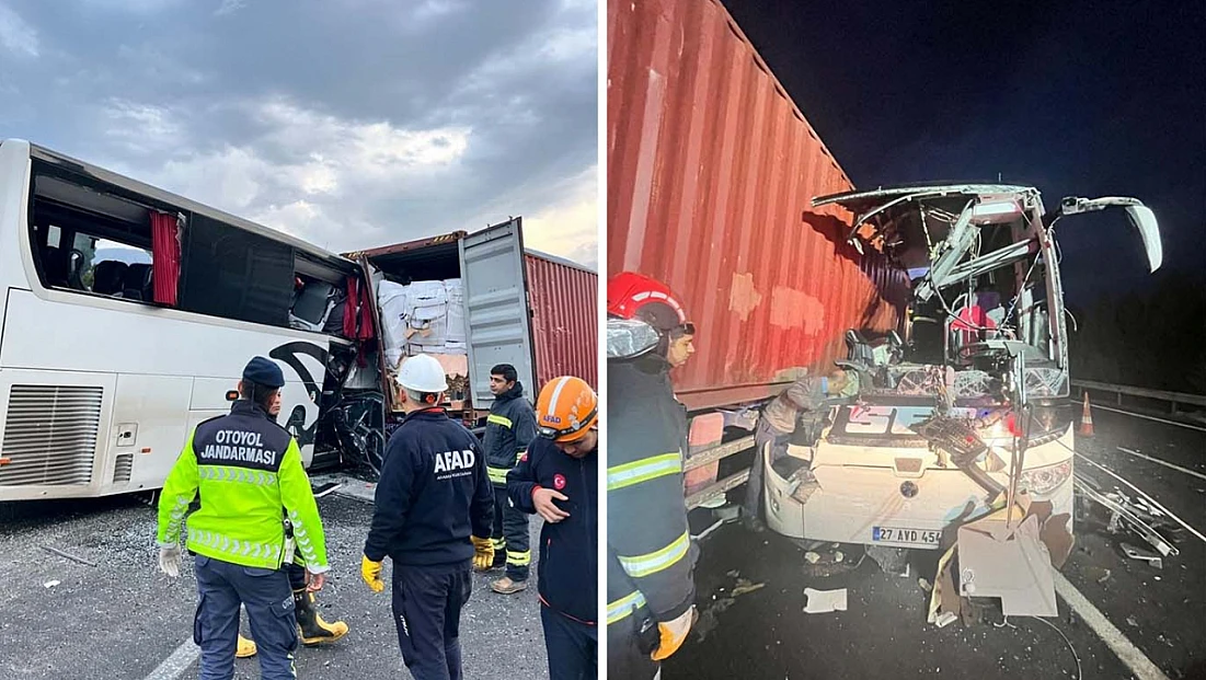 Osmaniye'de yolcu otobüsü tıra çarptı: 6 ölü, 11 yaralı