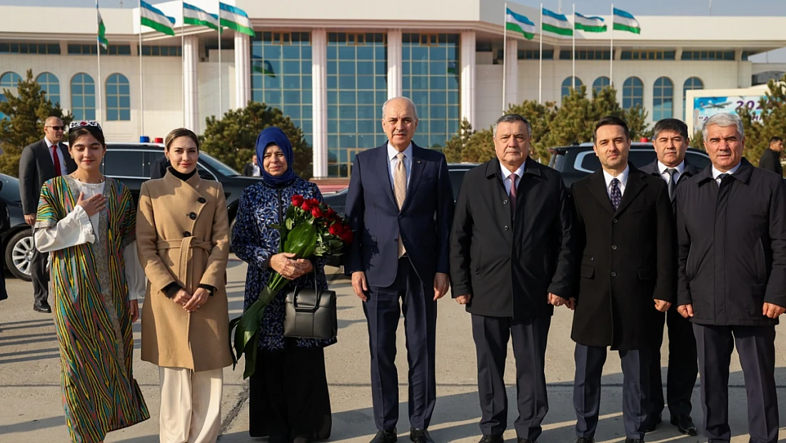 TBMM Başkanı Kurtulmuş, resmi temaslar için Özbekistan’da