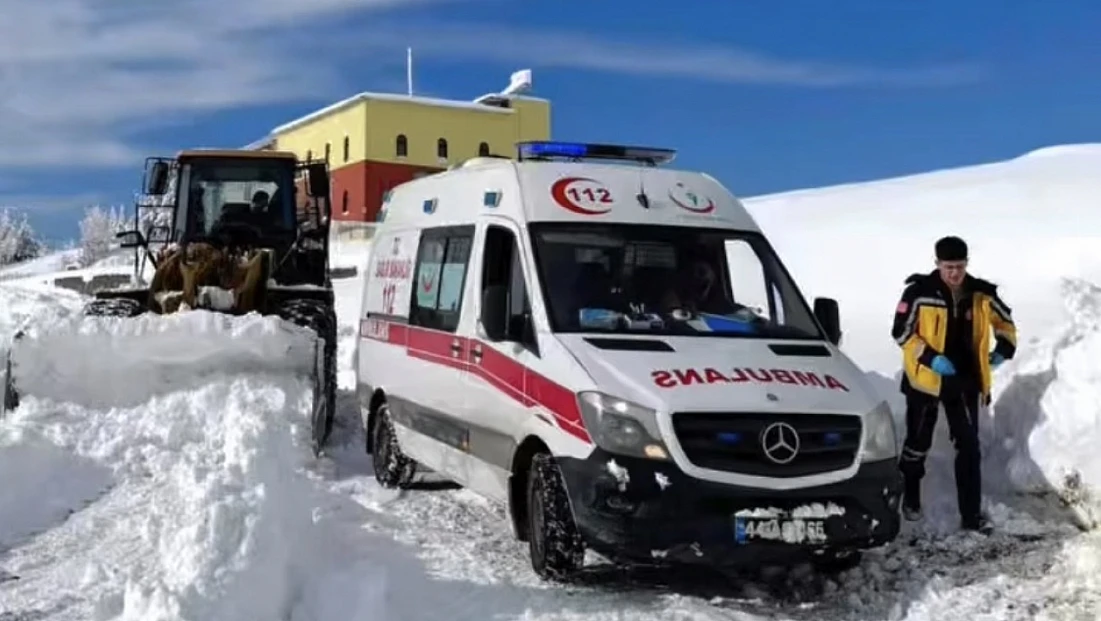 Zorlu Kış Şartlarında Hayat Kurtaran Operasyon