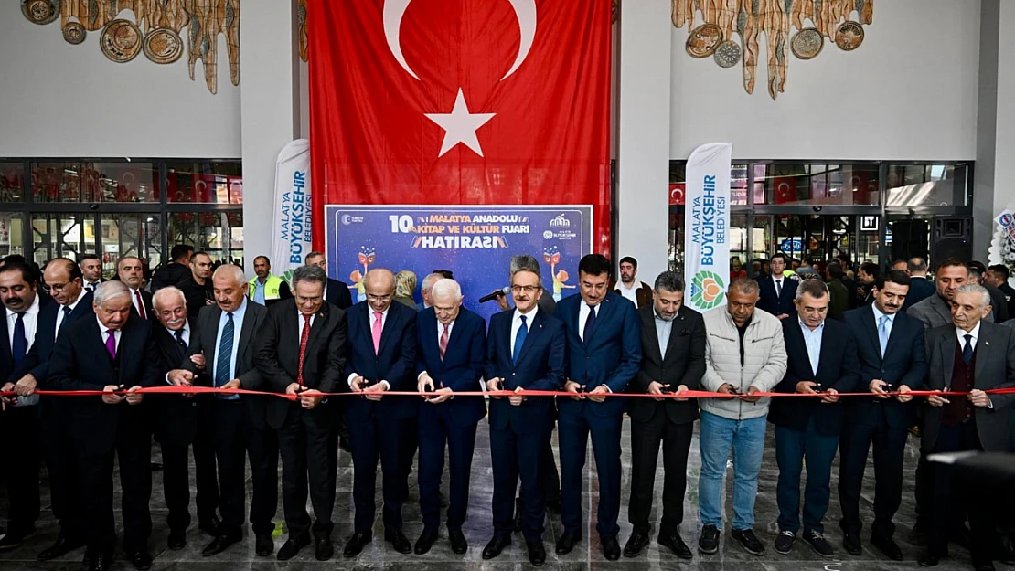 10.  Malatya Anadolu Kitap Ve Kültür Fuarı Kitapseverlere Kapılarını Açtı