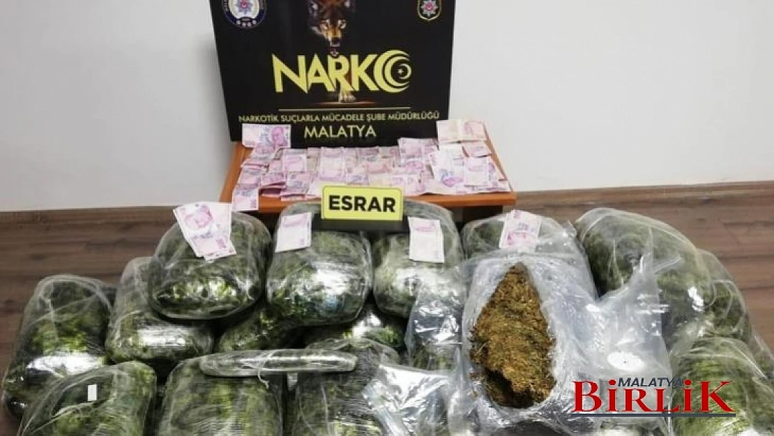 110 Kilo 900 Gram Esrar Maddesi Yakalandı