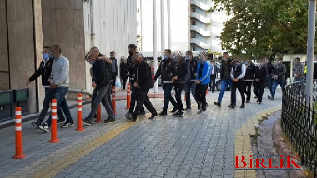 18 Şüpheli Tutuklandı