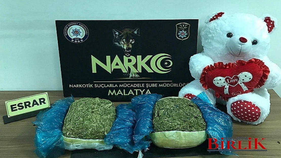 6 kilo 224 gr Esrar Yakalandı