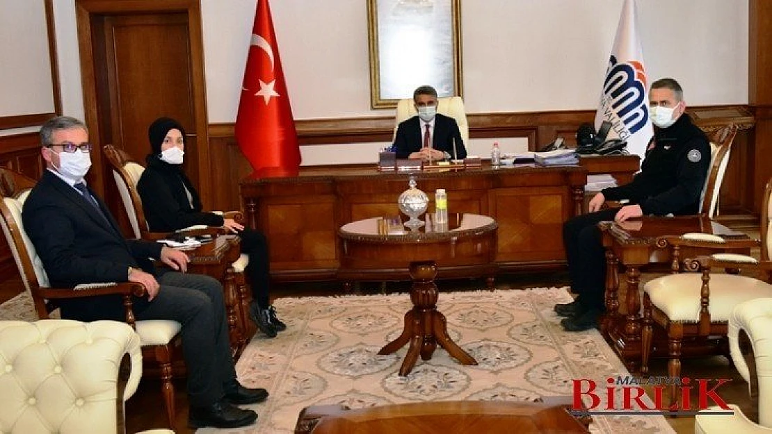 AFAD İyileştirme Daire Başkanı Mustafa Esin, Vali Aydın Baruş'u Ziyaret Etti