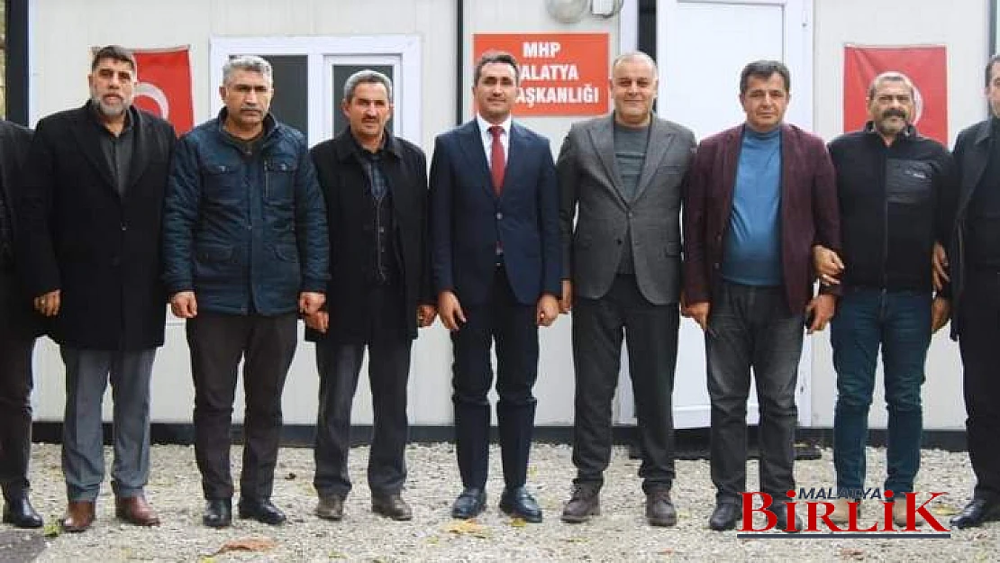 AK Parti Battalgazi Belediye Başkan A. Adayı Okyay, MHP'yi Ziyaret Etti