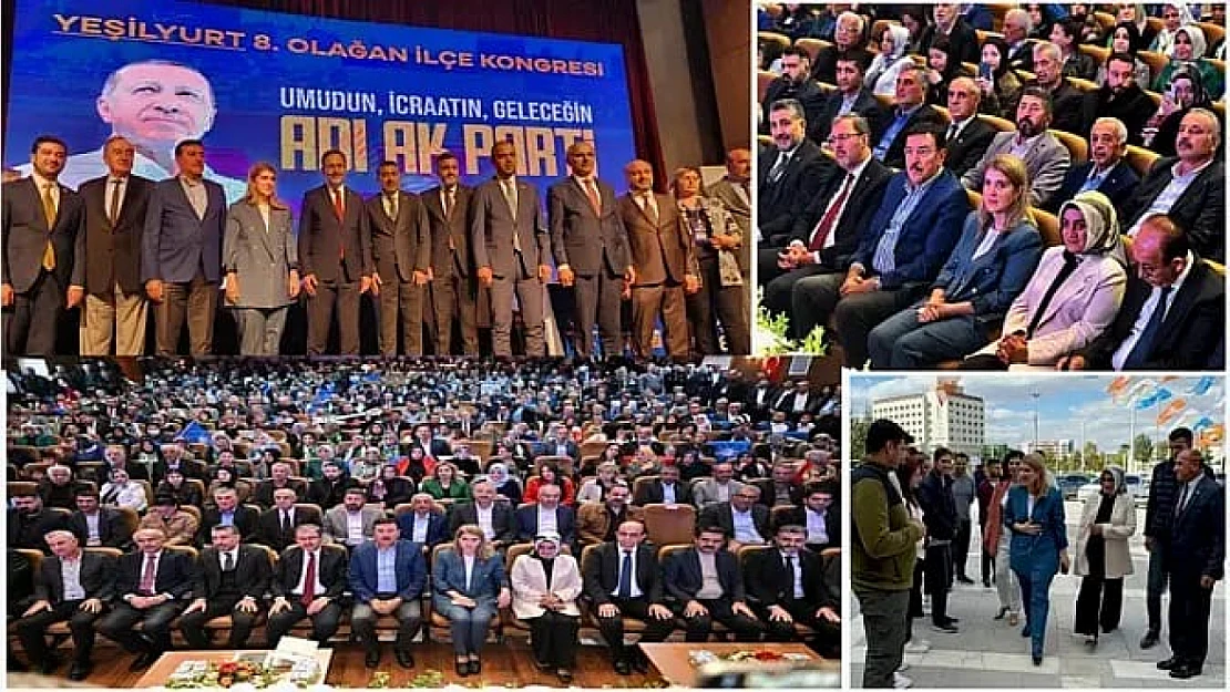 AK Parti Yeşilyurt İlçe Kongresinde Ramazan Yaylacı Güven Tazeledi