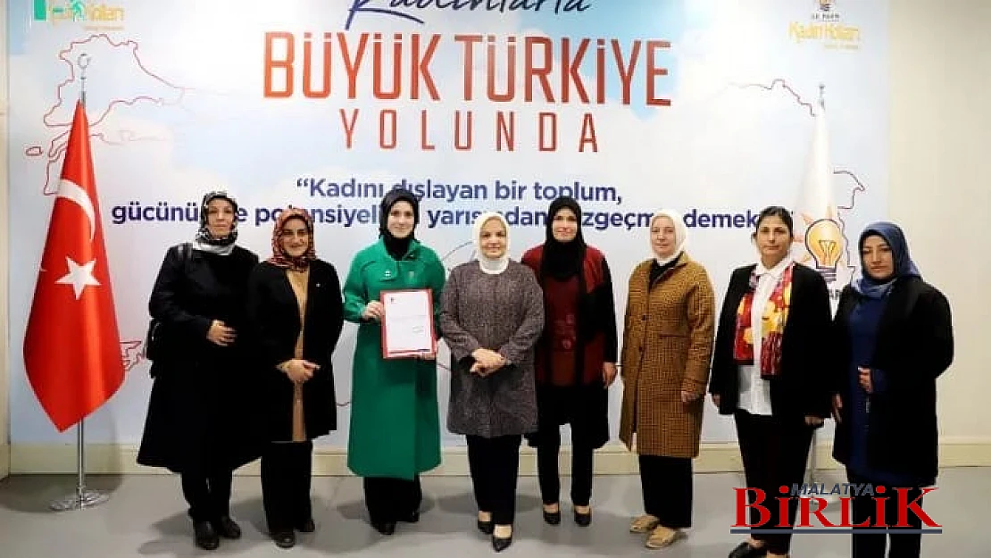 AK Parti Yeşilyurt ve Doğanşehir İlçe Kadın Kolları Başkanlığına Atama