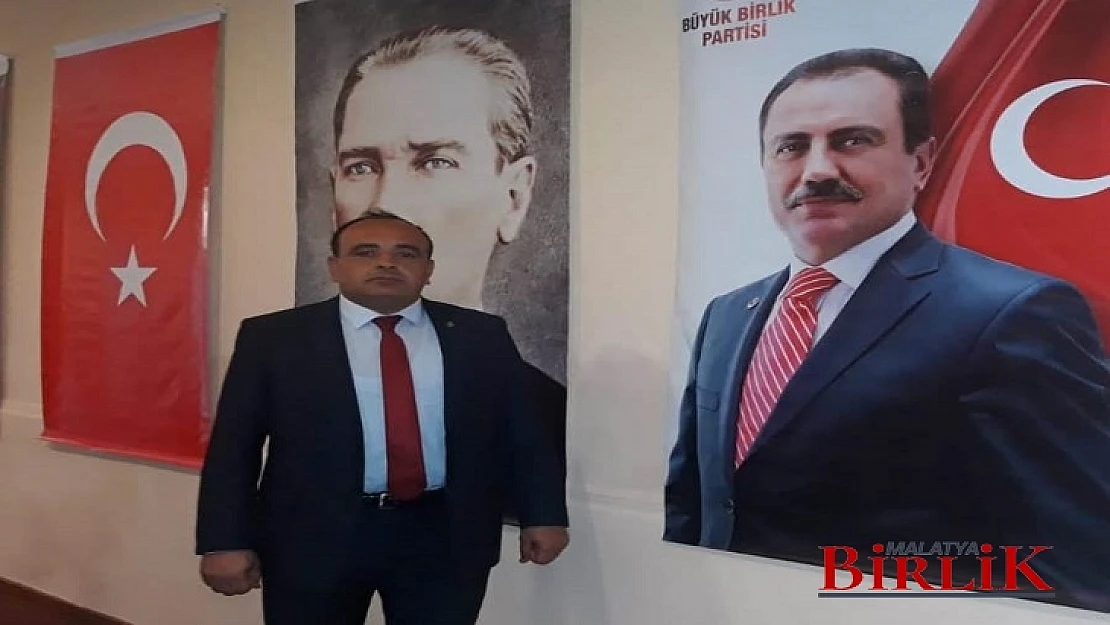 Altunkaya'dan Büyük Birlik Partisinin Yıl Dönümü Mesajı