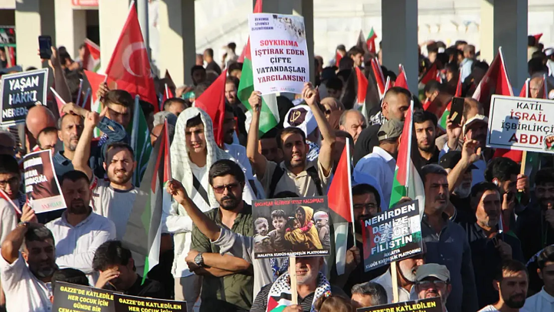 Ankara'da Gazze İçin On Binler 'Artık Yeter' Dedi