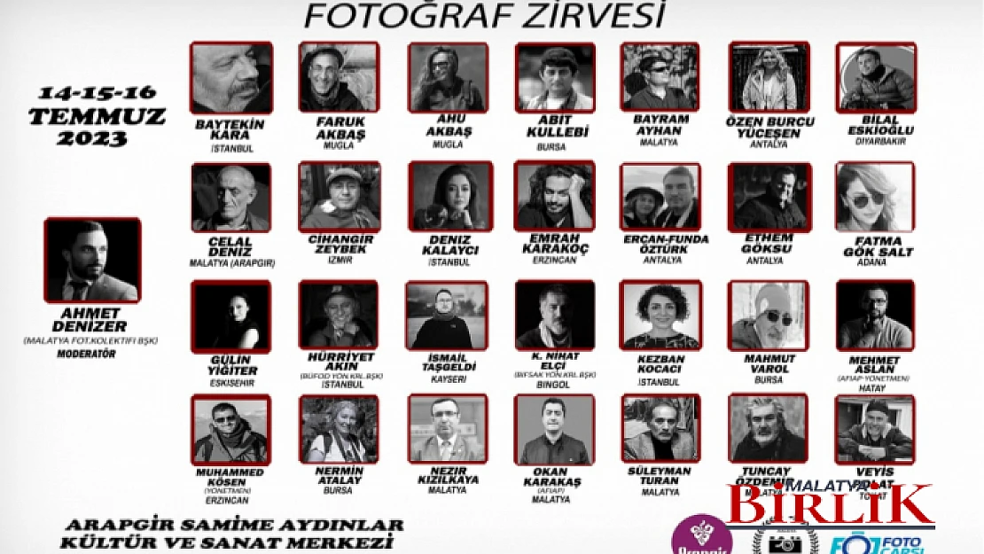 Arapgir Fotoğrafçılar Zirvesi Fotoğraf Sanatçılarını Ağırlayacak