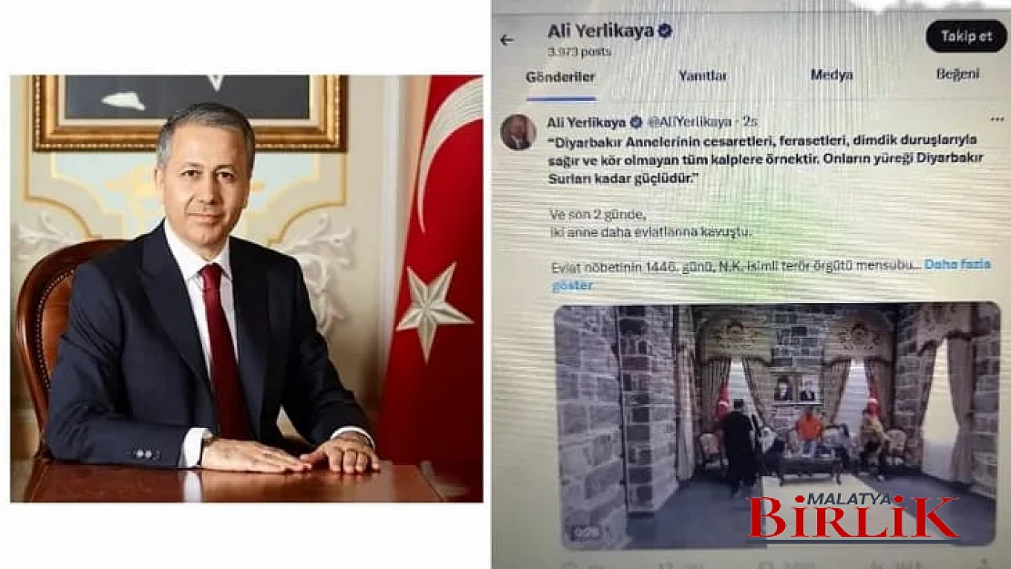 Bakan Yerlikaya, Diyarbakır Anneleri Diyarbakır Surları Kadar Güçlüdür