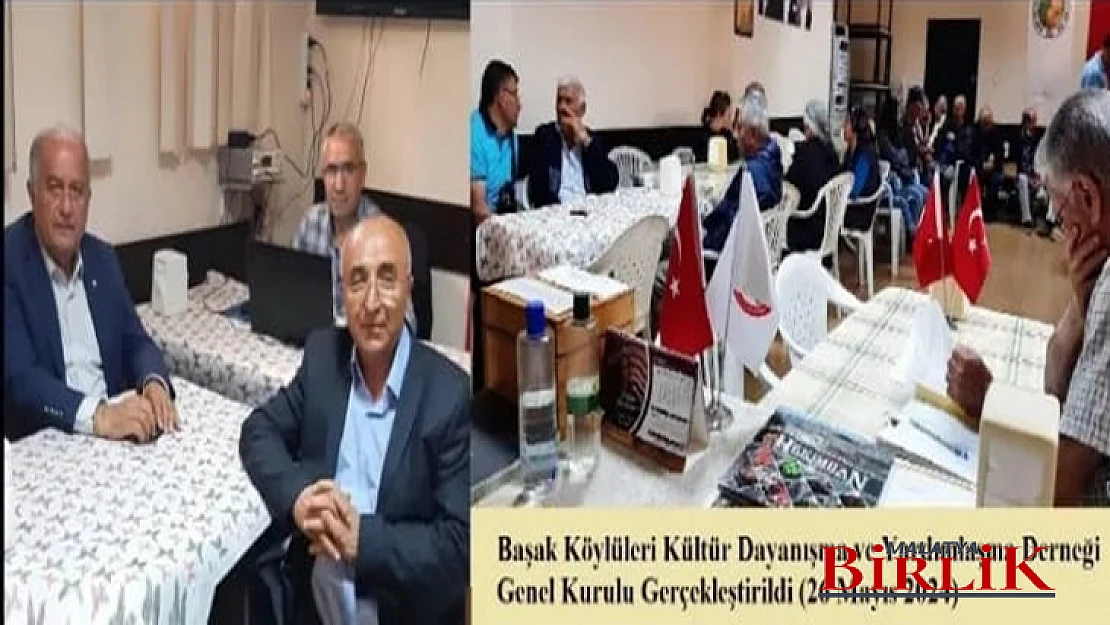 Basak Köyü Derneği'nde Mevcut Yönetimle Yola Devam