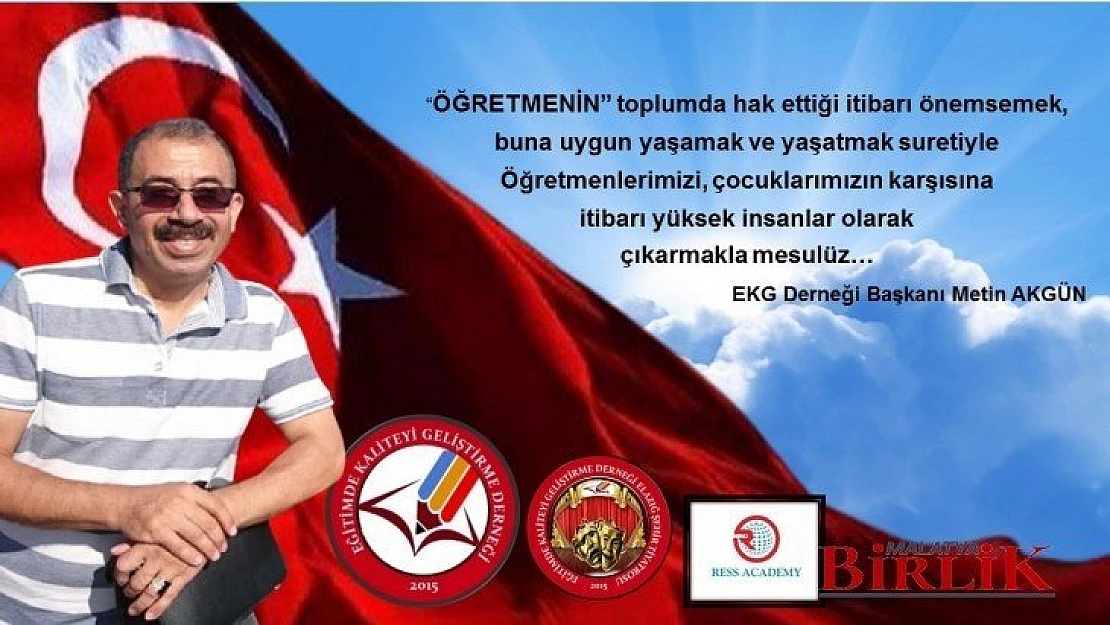 Başkan Akgün'den 24 Kasım Öğretmenler Günü Mesajı