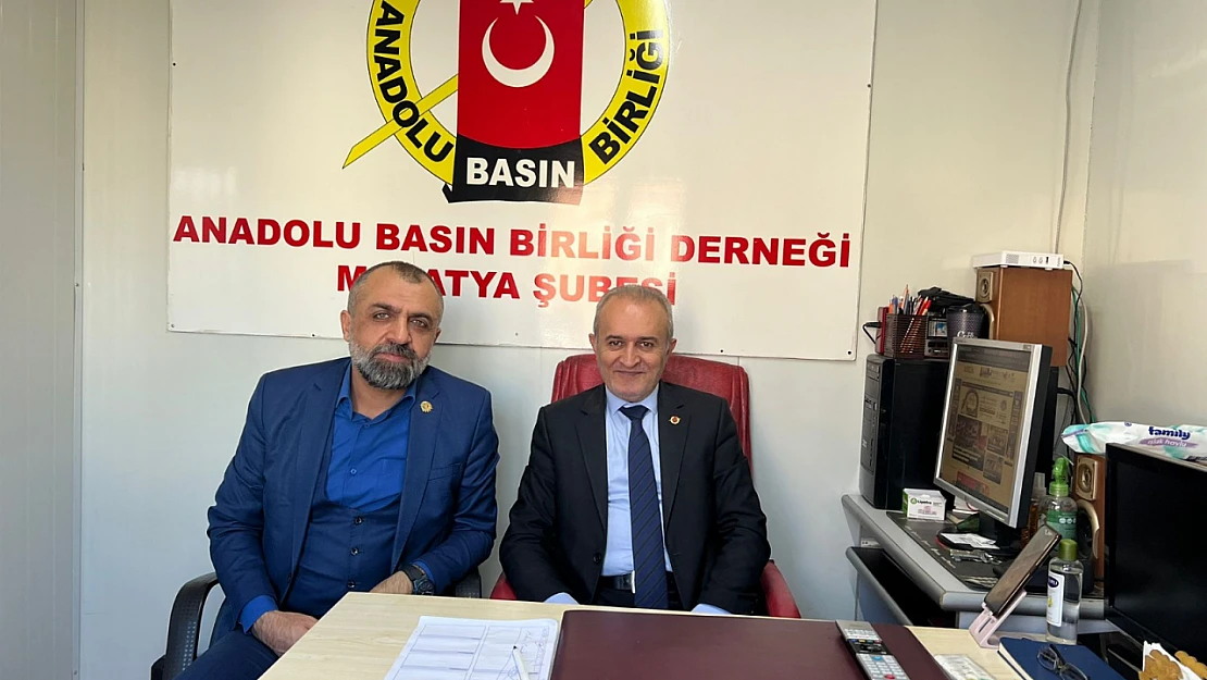 Başkan Akın'dan Anadolu Basın Birliği Malatya Şubesine Ziyaret