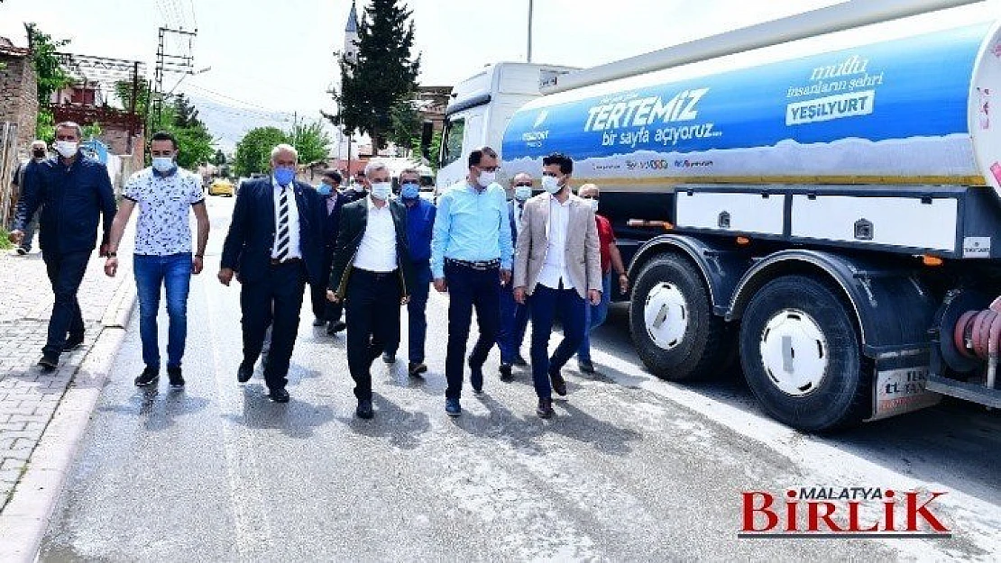 Başkan Çınar, Melekbaba Mahallesindeki Çalışmaları Yerinde İnceledi