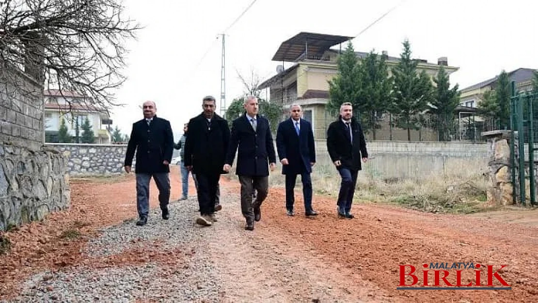 Başkan Çınar, Yakınca Mahallesindeki Yol Düzenleme Çalışmalarını İnceledi