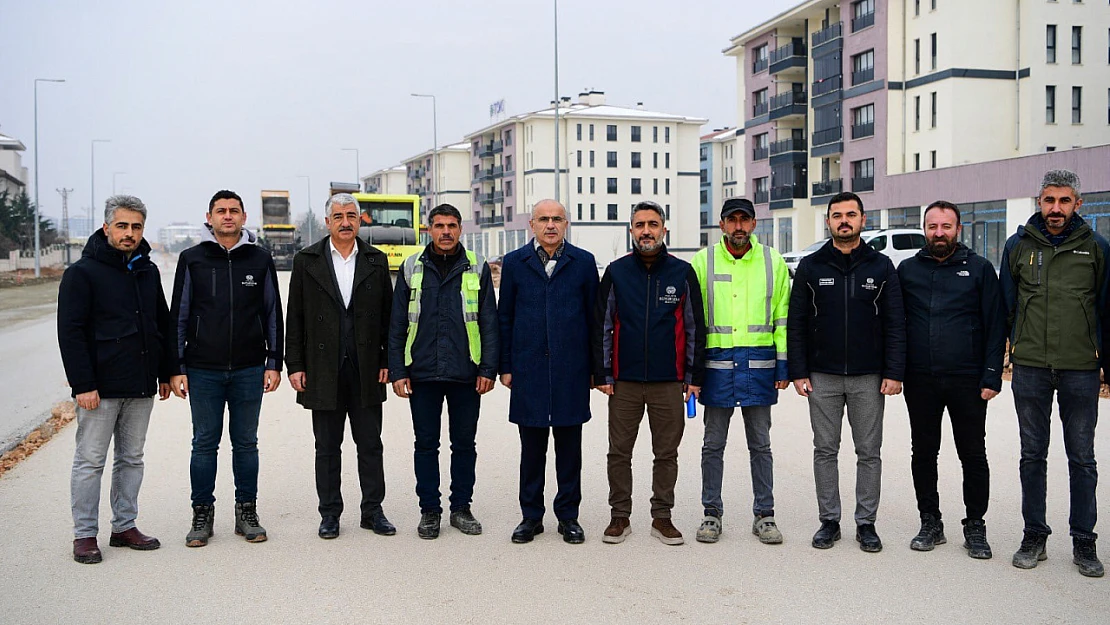 Başkan Er, Saray Bosna Caddesindeki Çalışmaları Yerinde İnceledi