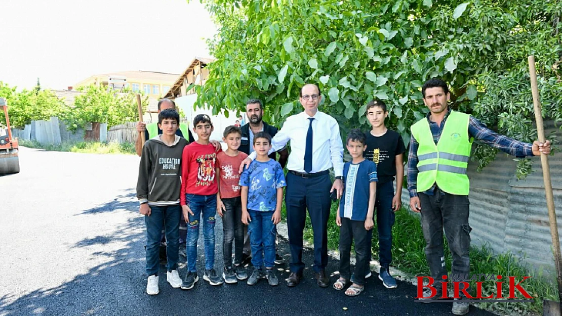 Başkan Geçit, Kiltepe Mahallesinde Asfaltlanan Bağlantı Yolunu İnceledi