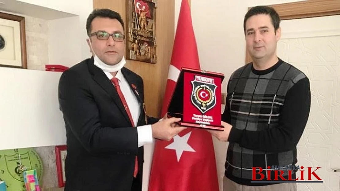 Başkan Gözükara'dan, Kaymakam Turgay Gülenç'e Ziyaret