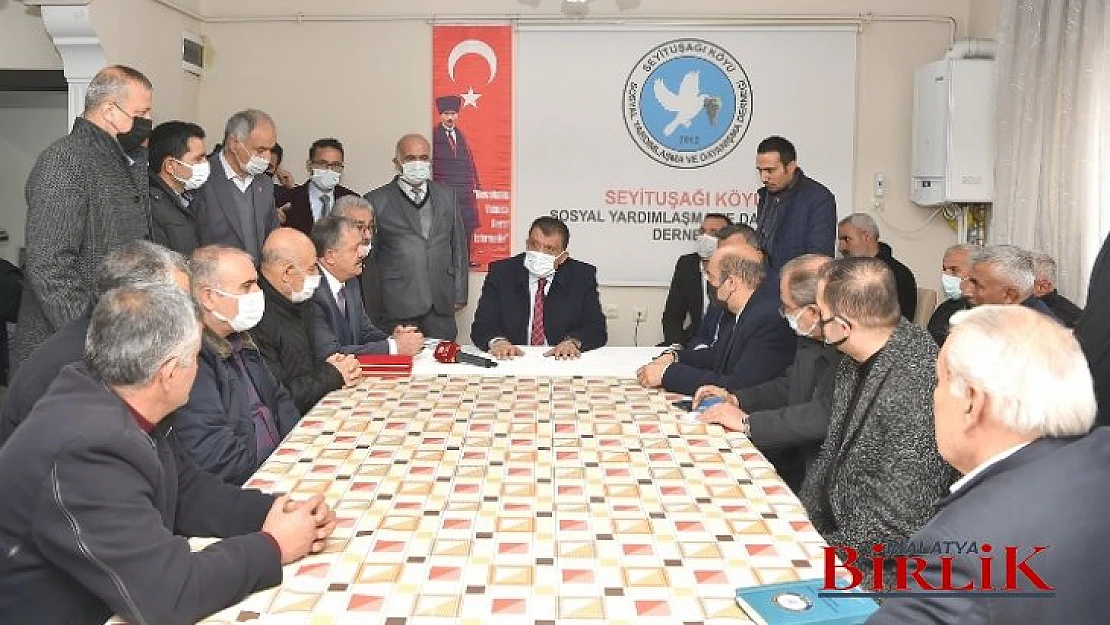 Başkan Gürkan'dan Yeşilyurt Muhtarlar Derneğine Ziyaret