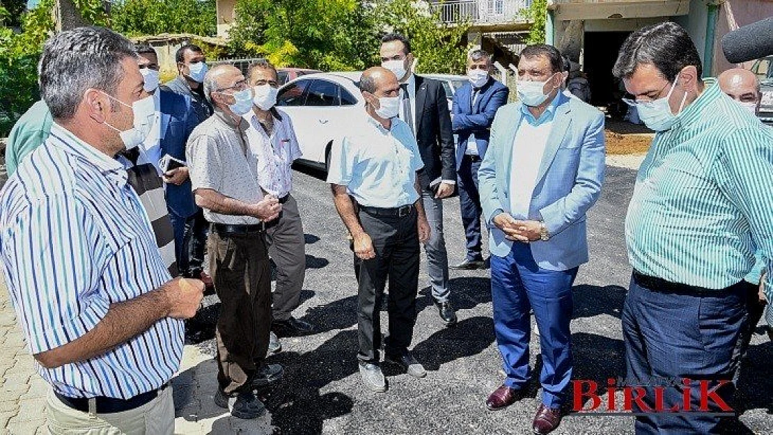 Başkan Gürkan, Doğanşehir'de İncelemelerde Bulundu