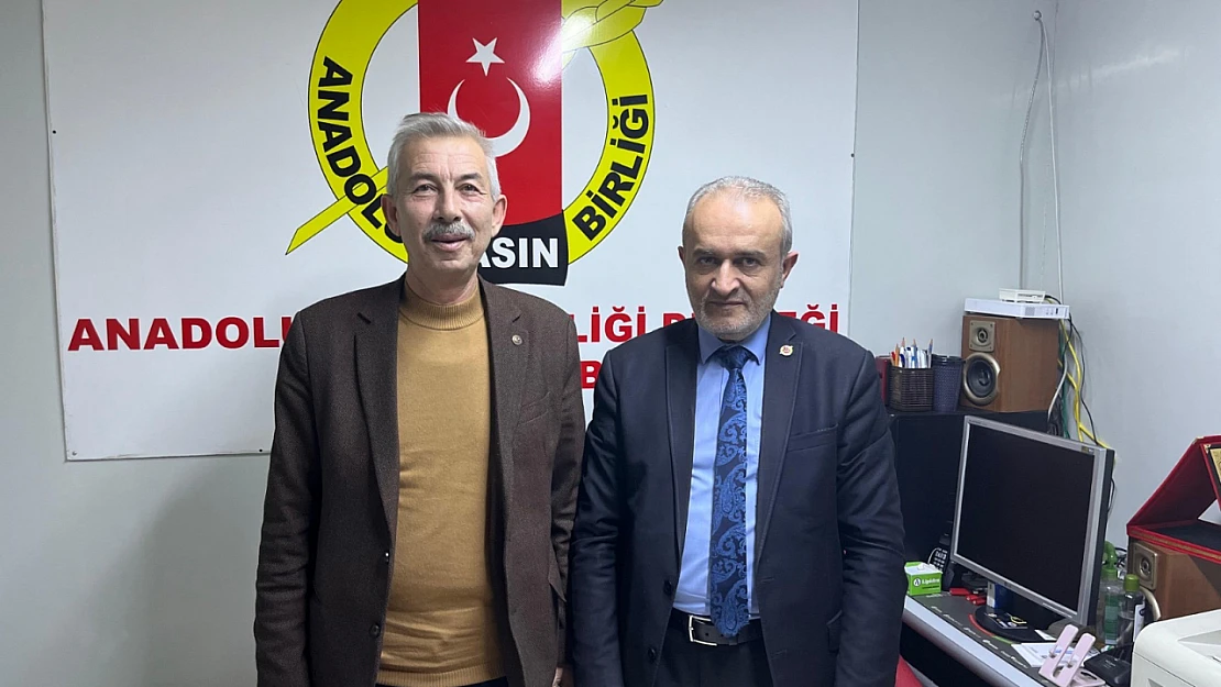 Başkan Haluk Cömertoğlu, Anadolu Basın Birliği'ni Ziyaret Etti