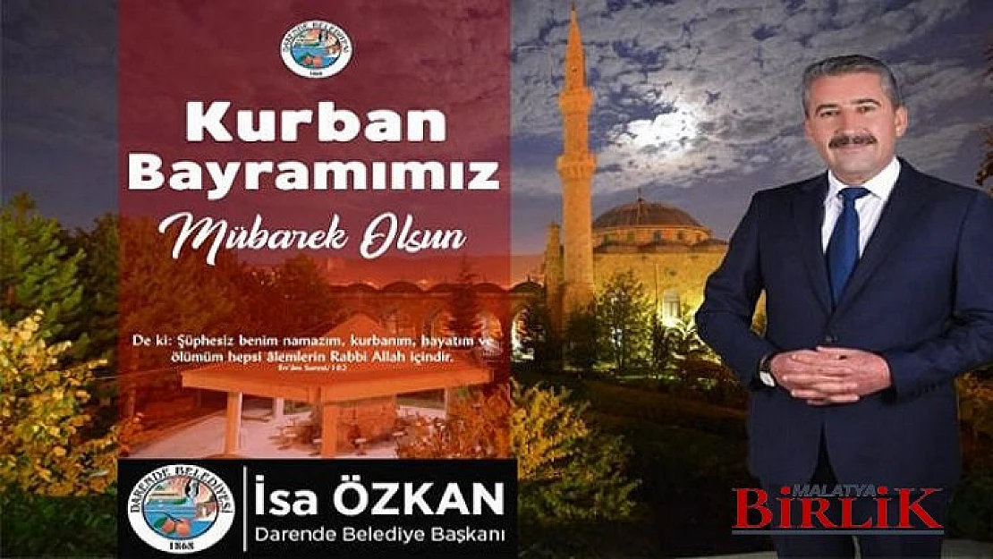 Başkan İsa Özkan'dan Kurban Bayramı Mesajı