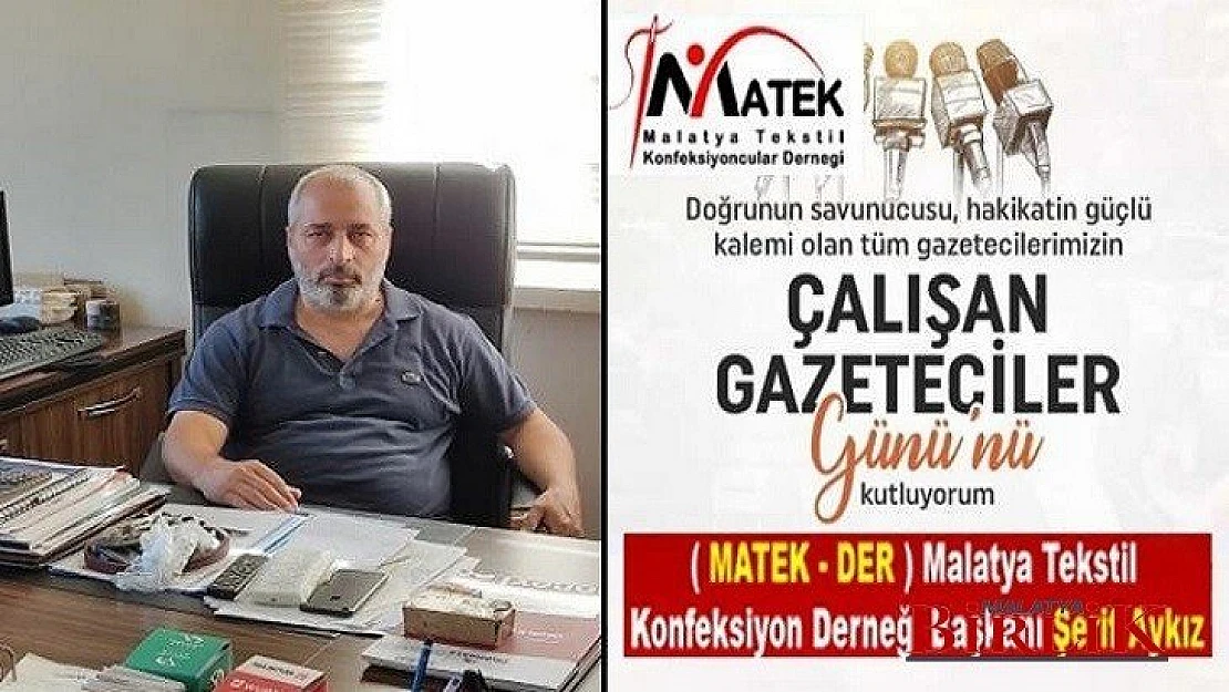 Başkan Şerif Aykız'dan Çalışan Gazeteciler Günü Mesajı