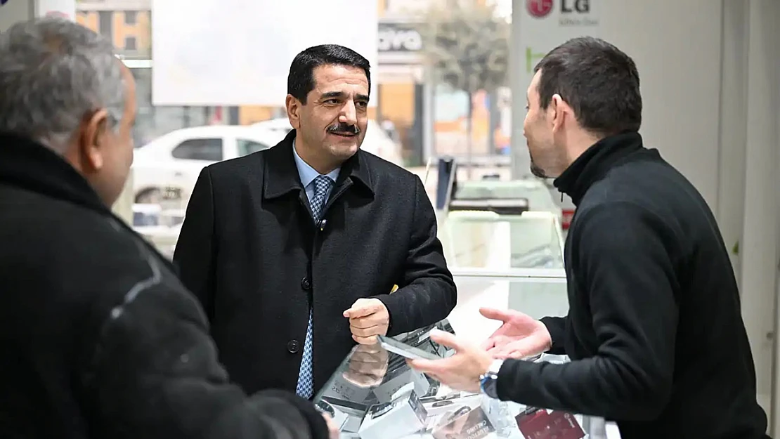 Başkan Taşkın, Dönüşümün Yapılacağı İnönü Caddesi Esnafını Ziyaret Etti