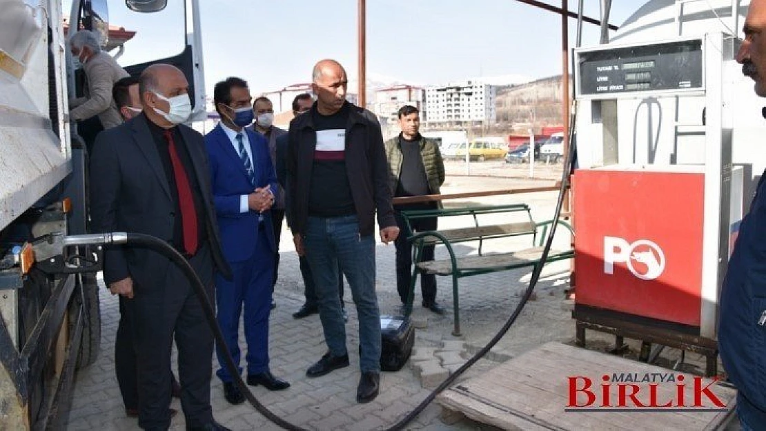 Başkan Zelyurt Otomasyon Sistemli Dökme Akaryakıt Sistemine Geçildi