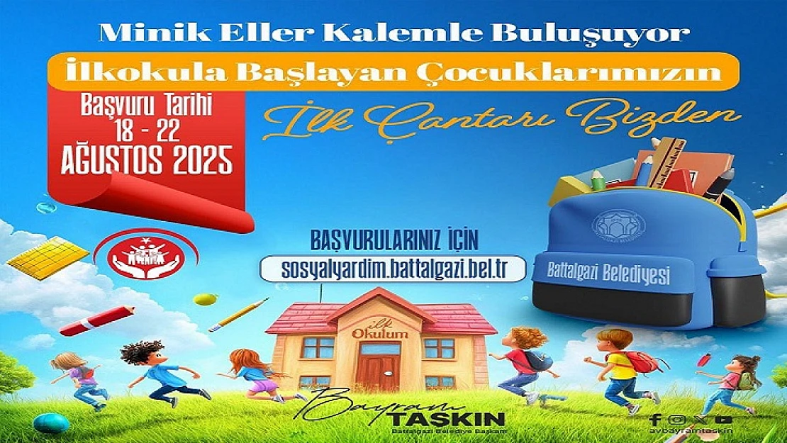 Battalgazi Belediyesi'nden Ailelerin Yükünü Alacak Kırtasiye Desteği