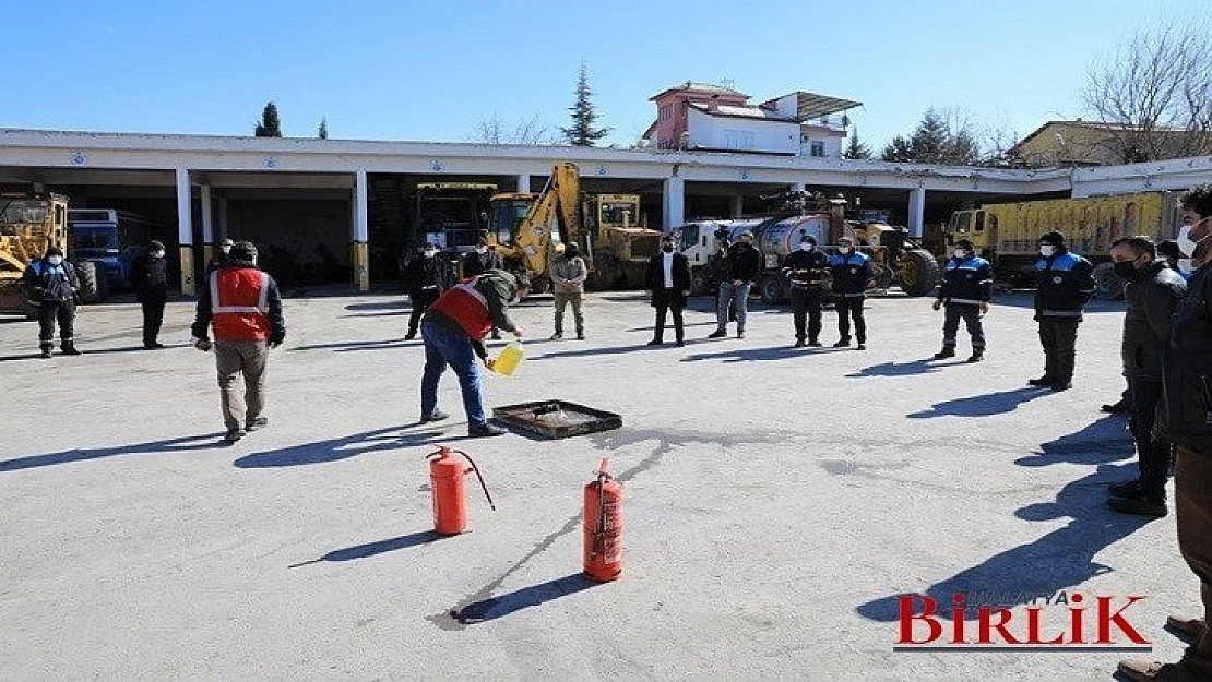 Battalgazi Belediyesi'nden Gerçeği Aratmayan Tatbikat