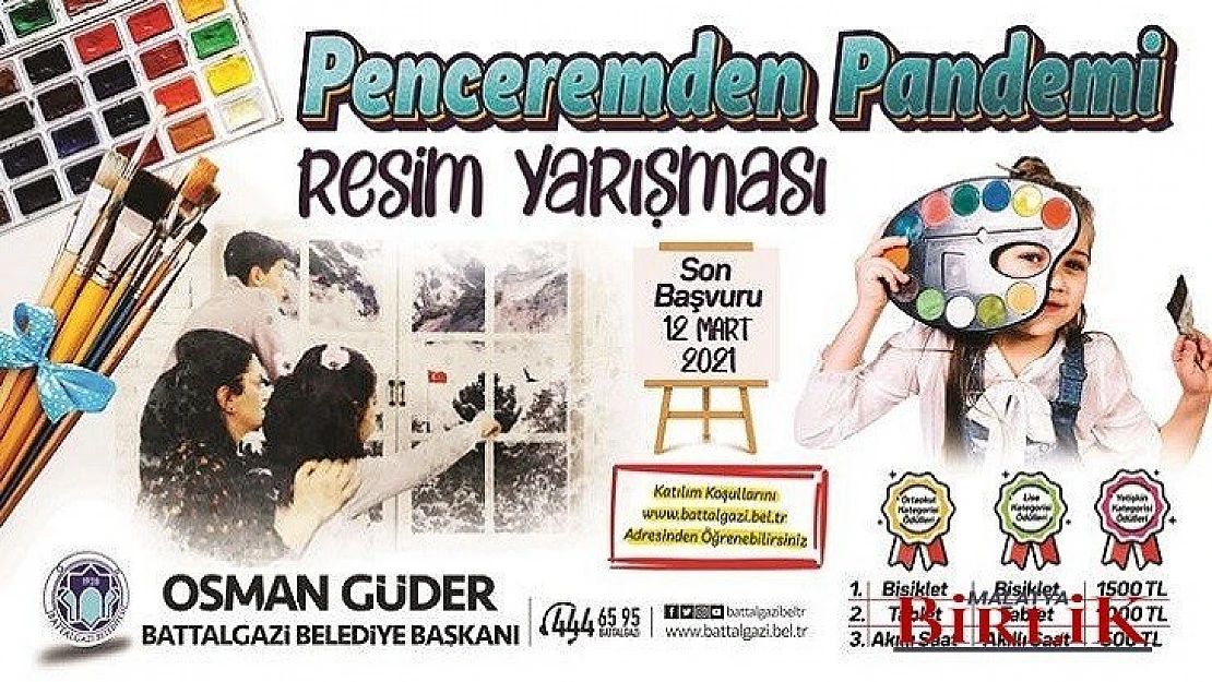 Battalgazi Belediyesi'nden Ödüllü Resim Yarışması