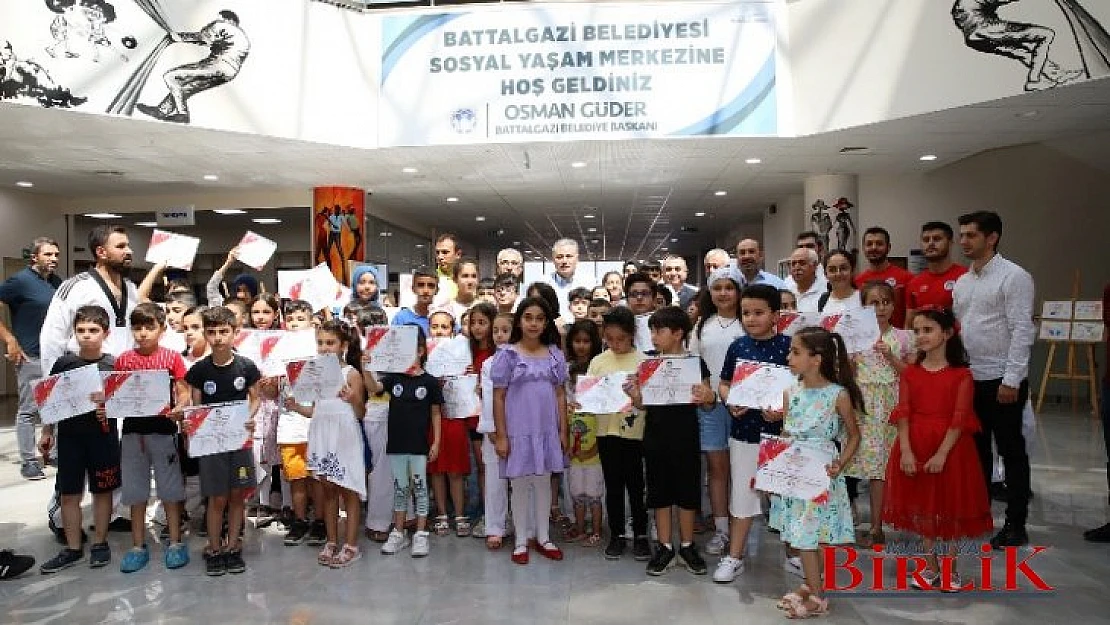 Battalgazi Belediyesi Yaz Spor Okullarındaki Öğrencilere Sürpriz Ziyaret