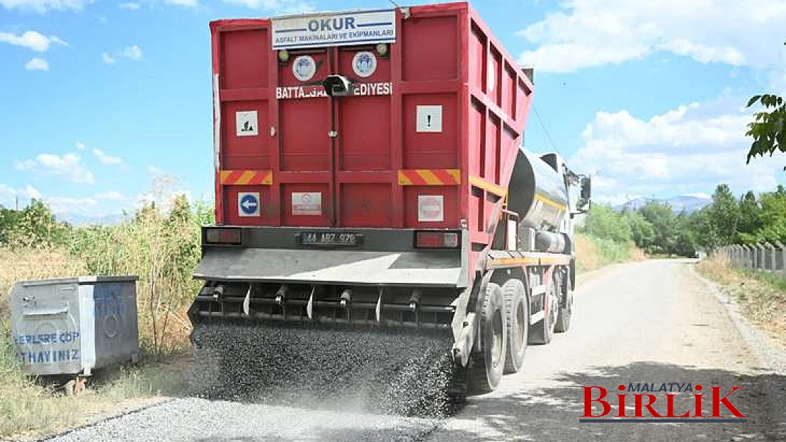 Battalgazi Belediyesinden Asfalt Çalışması Devam Ediyor