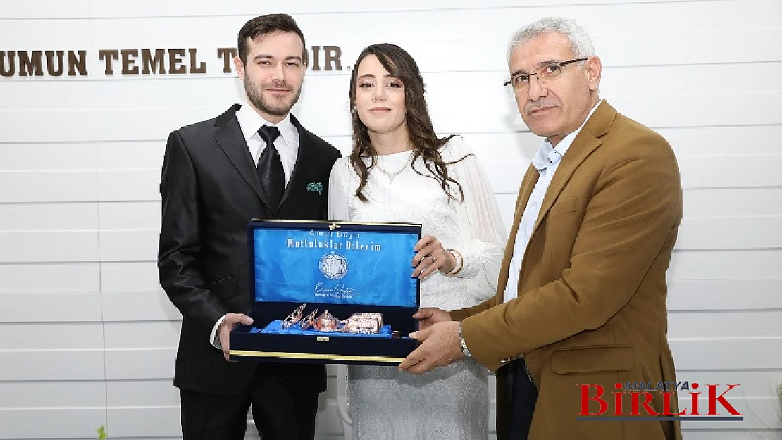 Battalgazi'de 2022 Yılında 1212 Çift Mutluluğa 'Evet' Dedi
